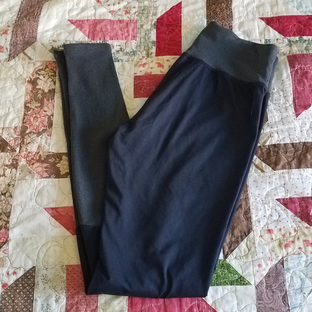 Joy Lab Navy/Charcoal Leggings Sz M